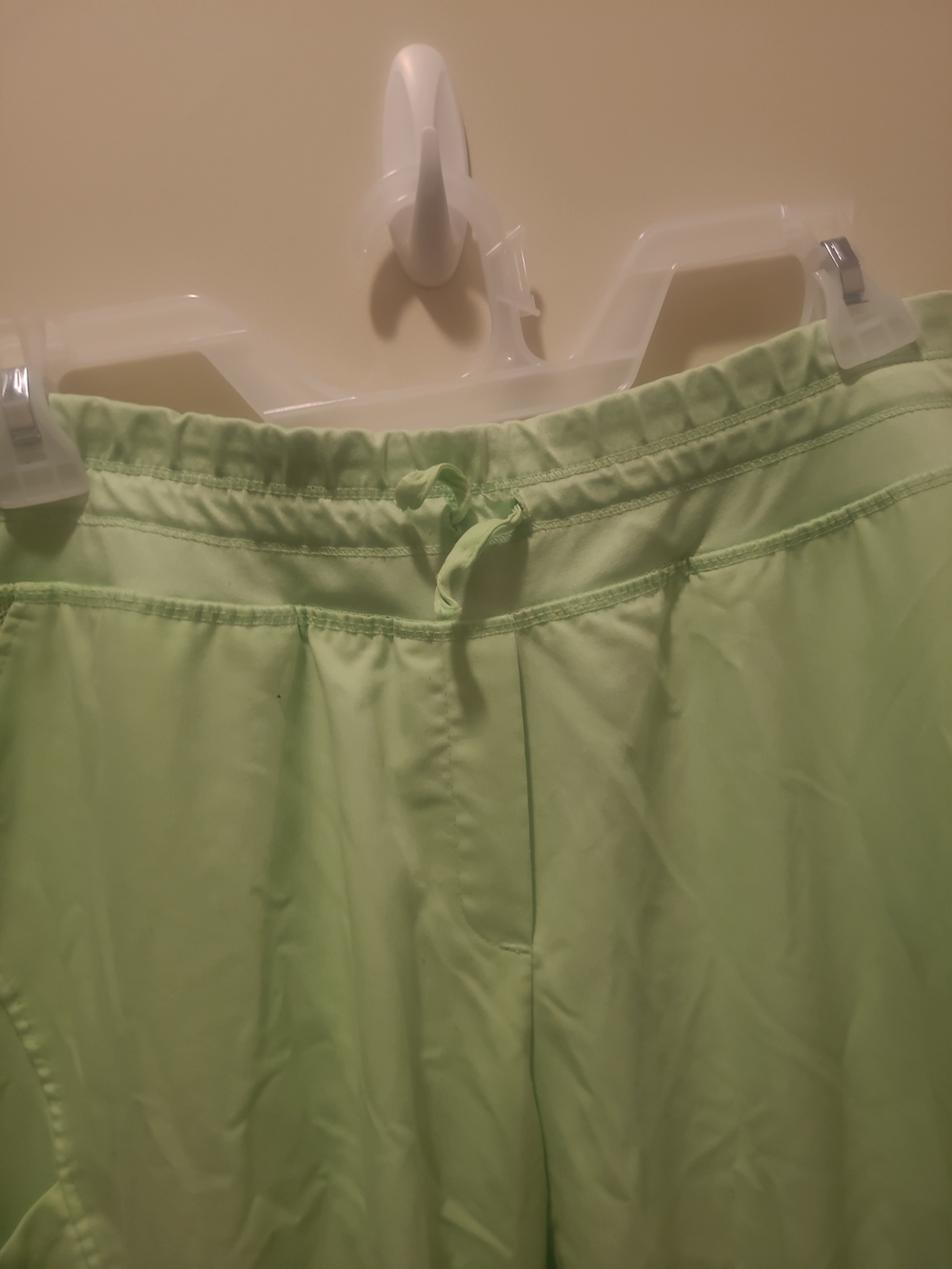Grey's Anatomy Pants Womens Size 2XL Neon Green Drawstring Pull On Scrubs - Picture 3 of 11